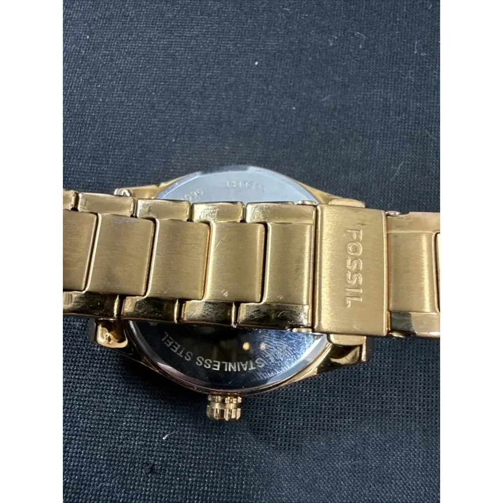 FOSSIL BQ-1096 Women’s Wristwatch New Battery! Looks And Runs Excellent!!! (B21)